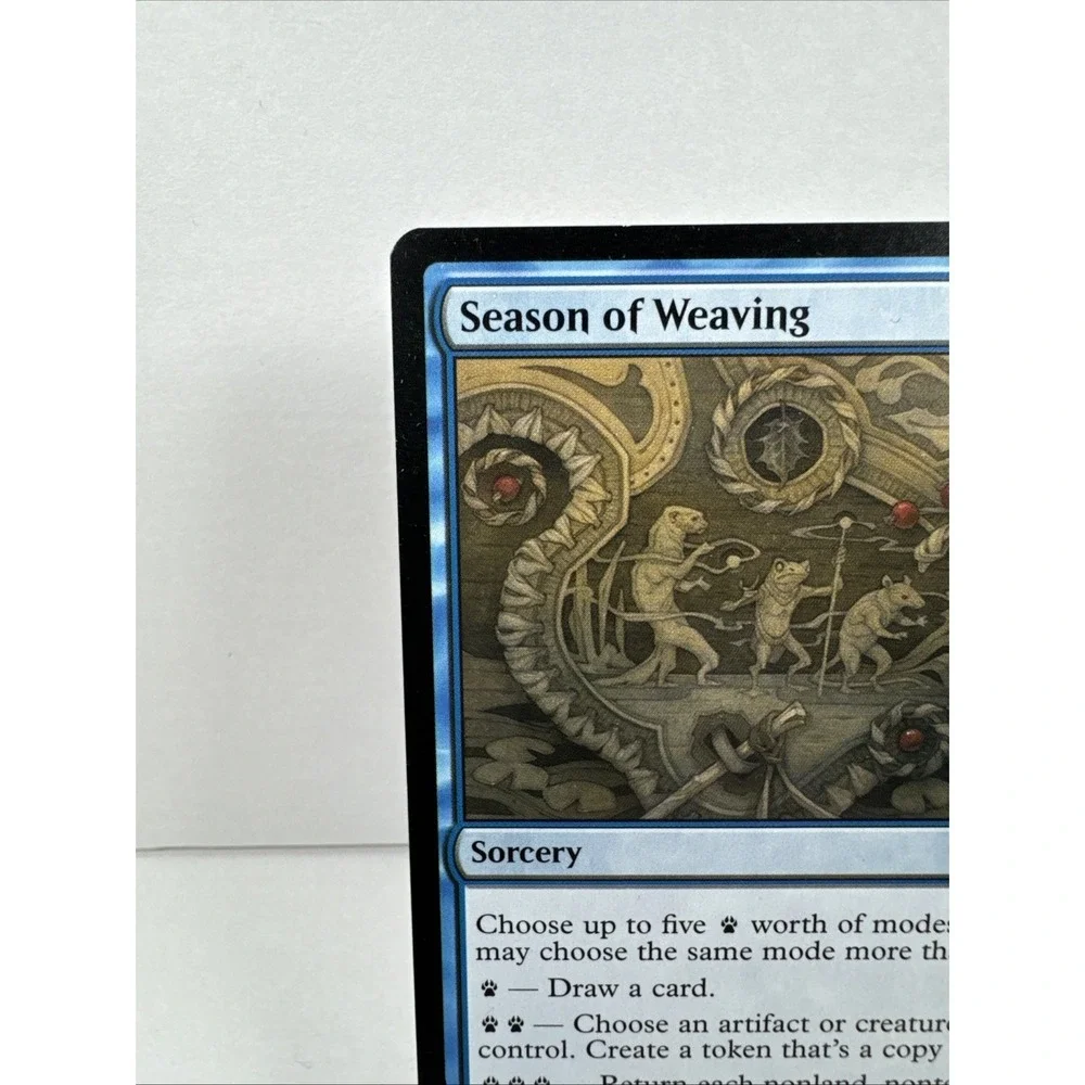 Season of Weaving MYTHIC Enchantment #68 Bloomburrow BLB Magic the Gathering LP